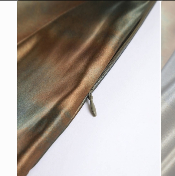 Commense - Neptune Satin Open Back Long Dress - Picture 4 of 4